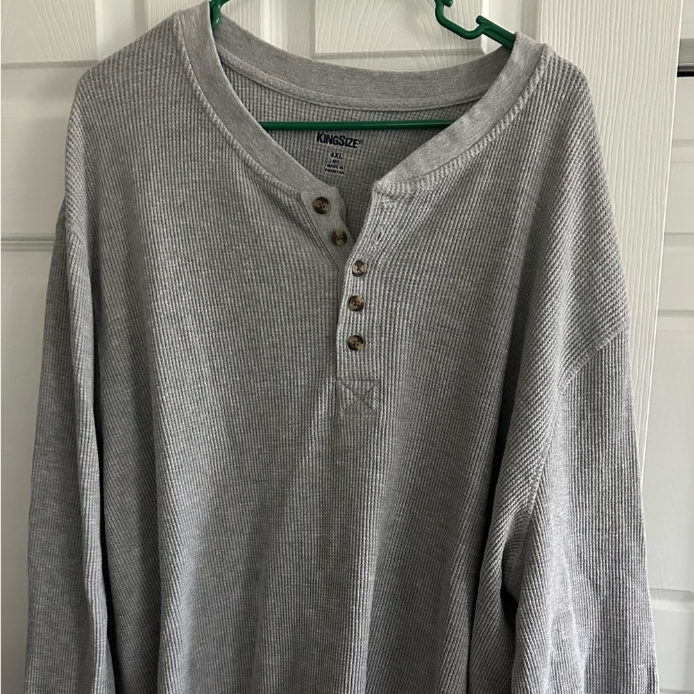 Waffle henley shirt..
